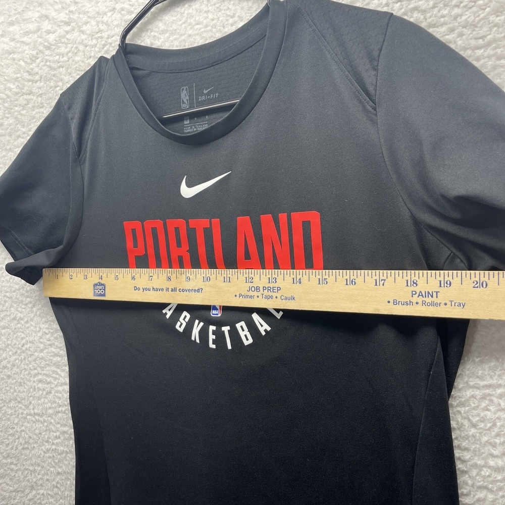 Nike Shirt Womens Large Black Portland Basketball NBA Engineered Dri Fit Sports - Picture 6 of 16